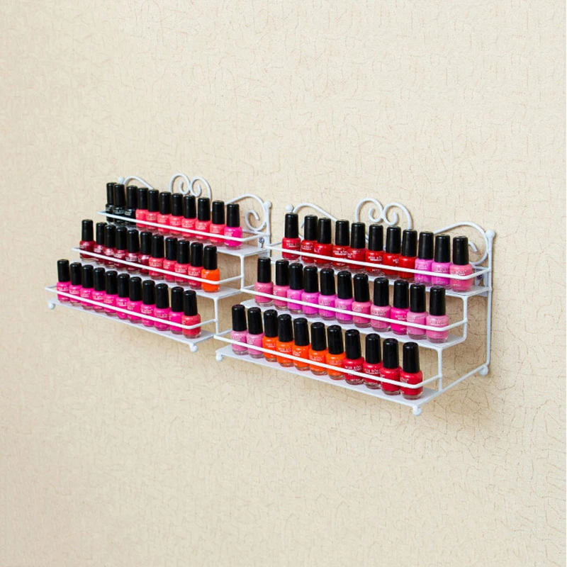 Черный/белый/кофе лак для ногтей настольная стойка 3 слоя демонстрационный стенд