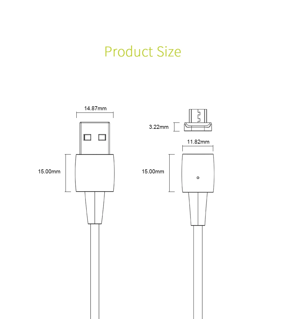WSKEN Магнитный кабель для iPhone зарядное устройство X1Pro usb type C Micro USB кабель 3A Магнитный зарядный кабель для samsung USB C кабель провод