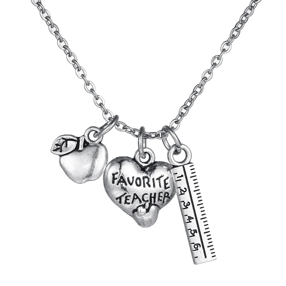 Амулет в виде сердца из яблока ABC Book браслет/ожерелье/брелок для ключей подарок