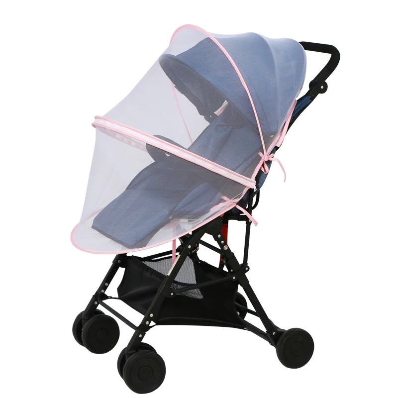 

Fashion Foldable With Zipper Mosquito Net For Babies Carriages,Baby Stroller Accessories Children's Stroller Cover