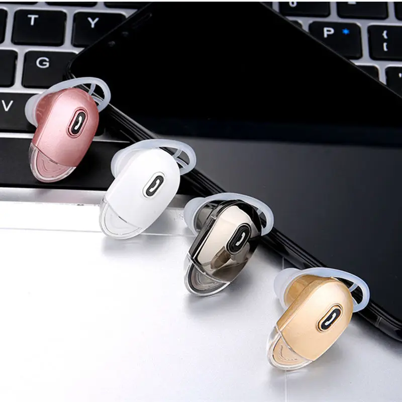 Мини беспроводной Bluetooth наушники стерео сабвуфер устойчивое музыка Спорт бег для