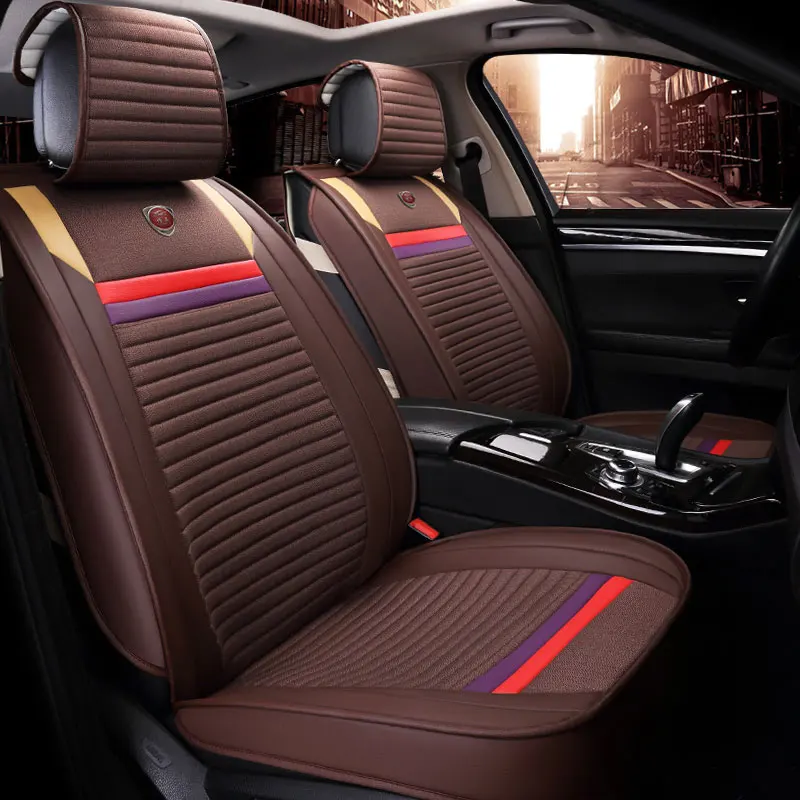3D полностью закрытых волокнистых автомобиля Подушки для Cadillac ats CTS XTS SRX SLS Escalade