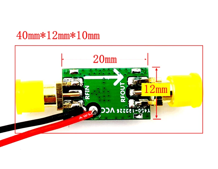 10M-8000Mhz 8GHz LNA Broadband Gain 12dB RF Amplifier Low Noise ERA-1 Module FOR FM HF VHF / UHF Ham Radio AmplifierS | Электроника