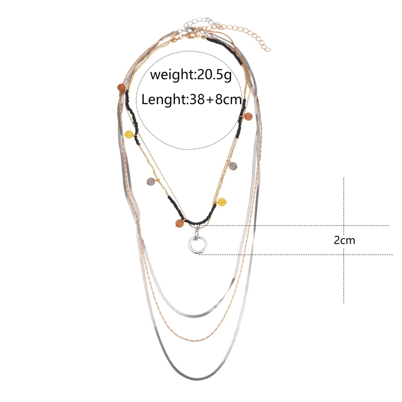 Ojshang Мода 2017 г. длинное богемное Бусины и бисер цепи кисточкой Цепочки ожерелья
