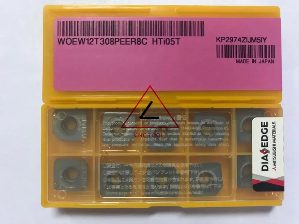 WOEW12T308PEER8C HTi05T 10 шт. оригинальная фрезерная вставка Mitsubishi DIAEDGE| |