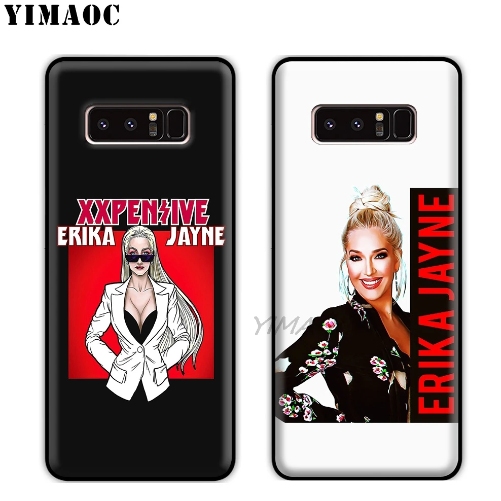 Мягкий силиконовый чехол YIMAOC Erika Jayne Singer из ТПУ для Samsung Galaxy S10 S10e S9 S8 Plus S7 S6 Edge &amp J6 |