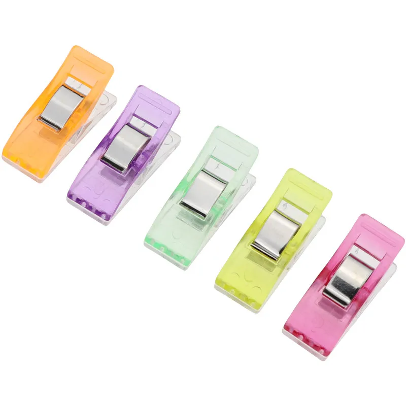 20PCS plastic clip YOKOYAMA Многоцветный Клевер чудо-зажим одеяло инструменты/лоскутное шитье аксессуары 20 шт с коробкой клипсы для квилтинга - Цвет: 20PCS plastic clip