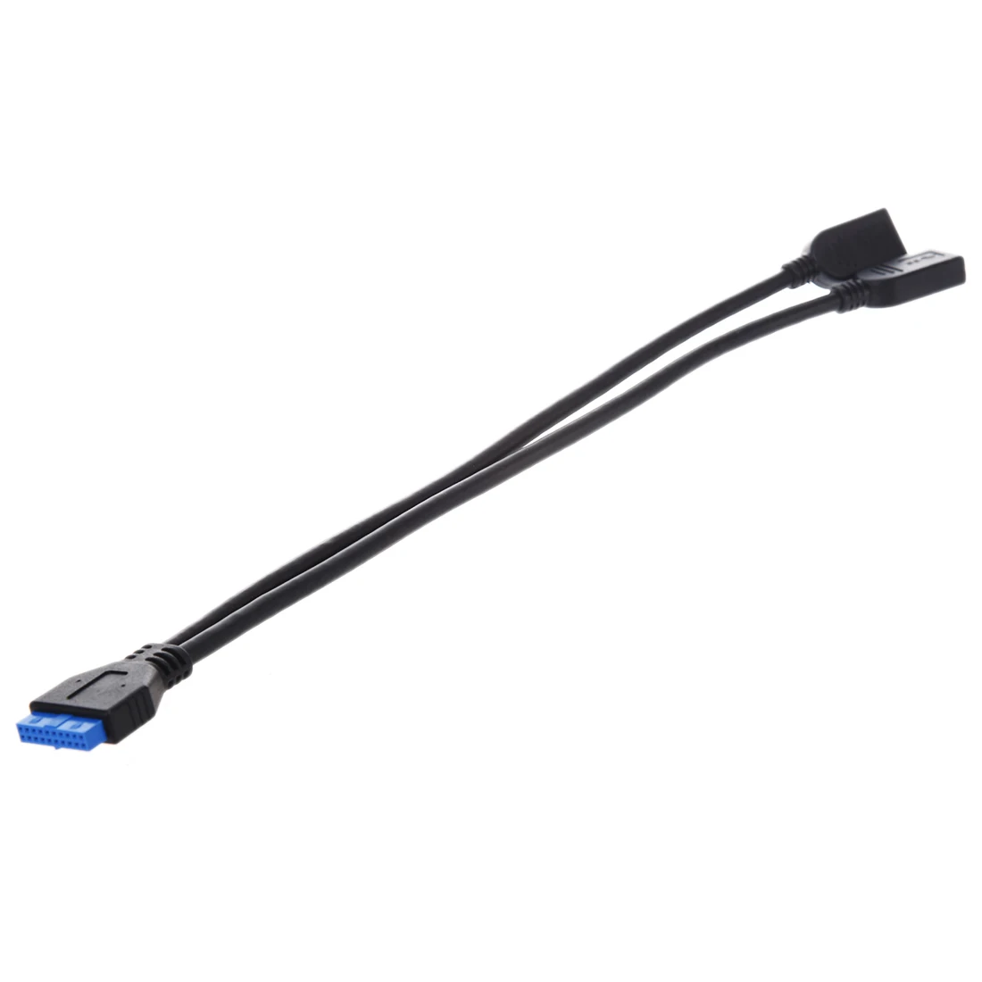 2 порта USB 3 0 гнездовой к 20 Pin Кабель адаптер разъем для материнской платы Прямая