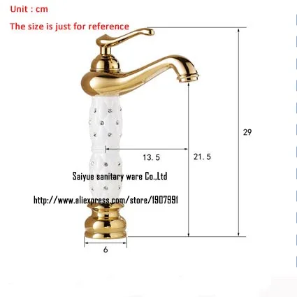 Столешница для ванной комнаты кран раковины золотой и белый латунный смеситель с