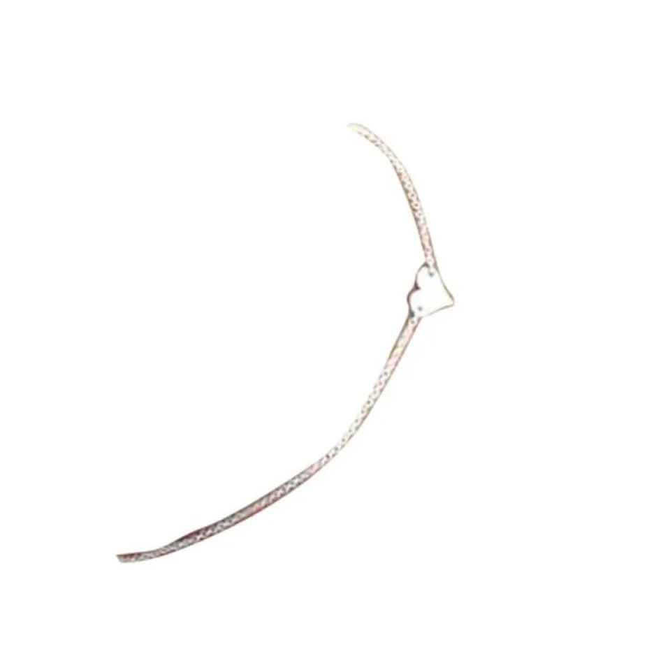 Стильные украшения для девушек простой браслет на щиколотке с сердечком женская - Фото №1