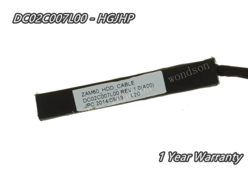 Новый оригинальный кабель HDD для Dell Latitude E5250 SATA жесткий DC02C007L00 HGJHP с 1 годом