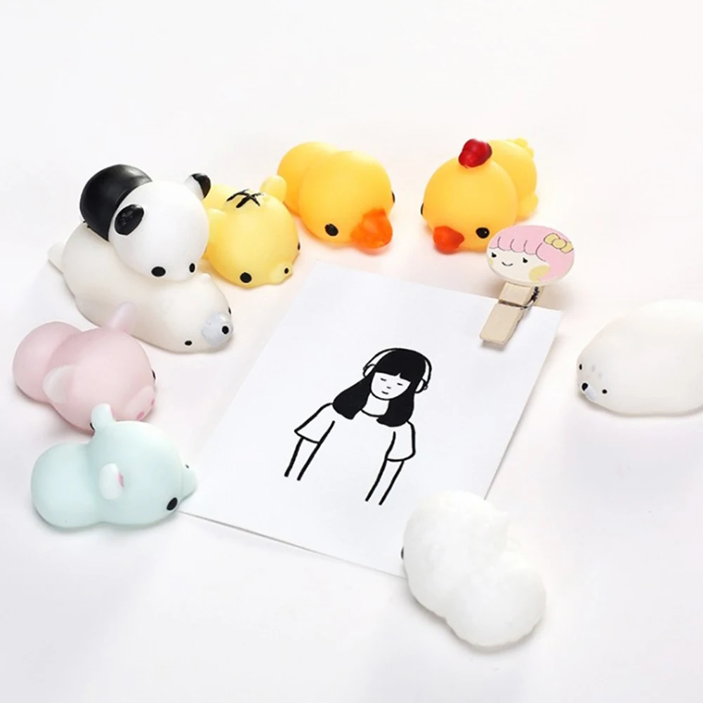 Милая мягкая игрушка Mochi Squishy Cat Squeeze забавная новинка подарок для ребенка