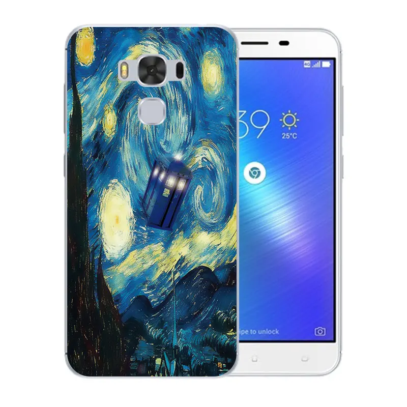 Soft Silicone for Asus Zenfone 3 MAX ZC553KL 5.5&quot Case Cover Marb Pattern Phone Back Protective Coque |
