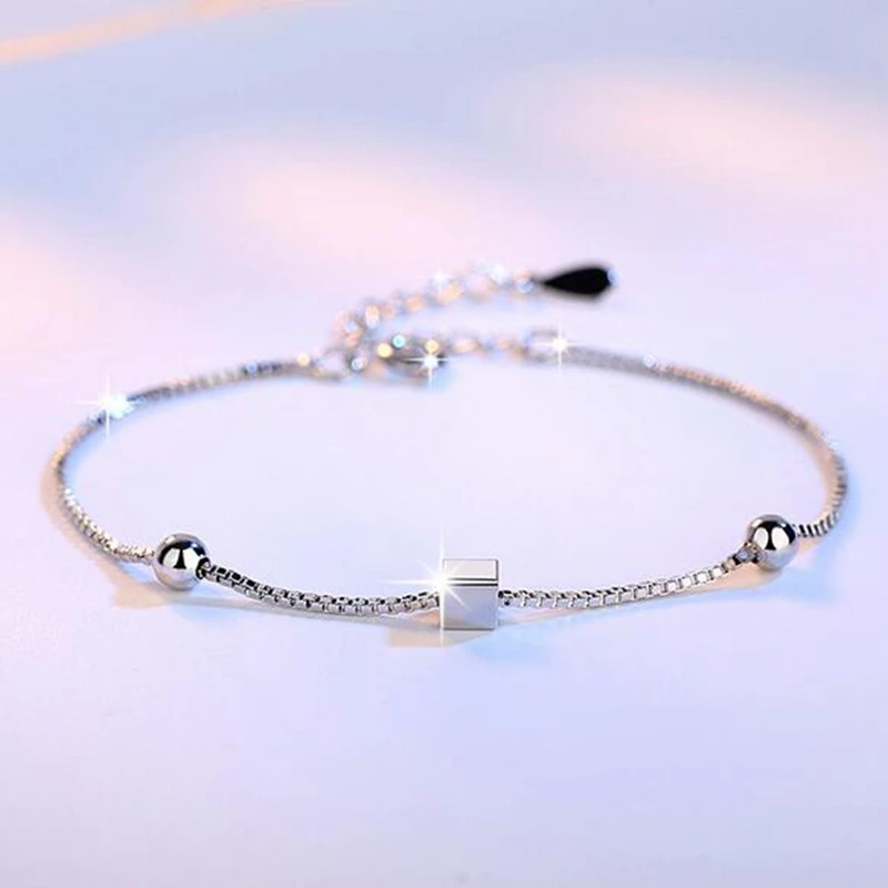 Женский браслет OMHXZJ вечерние подарочные браслеты из стерлингового серебра 925