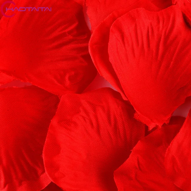 Свадебные лепестки роз 2018 Лидер продаж Романтический шелк для украшения