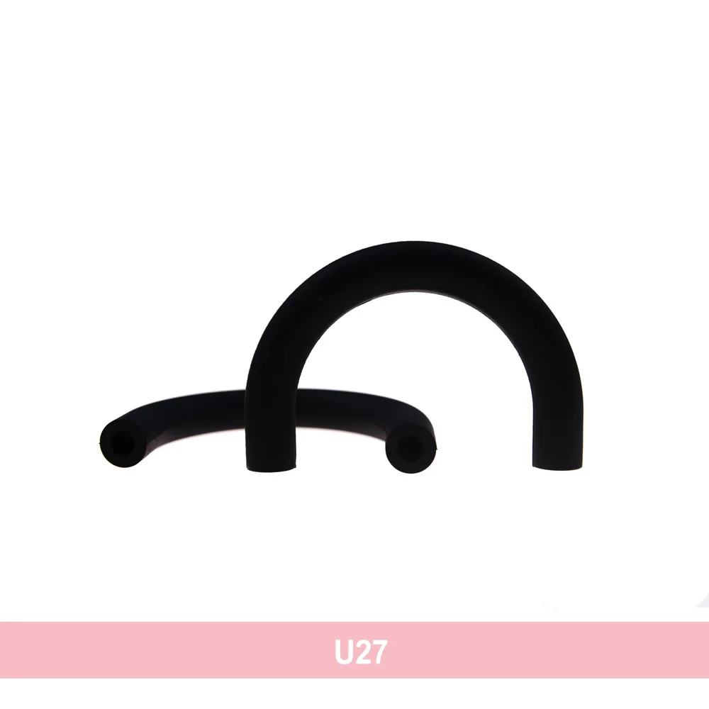 U27 Happyfriends пищевого силикона 1 шт. u-образная трубка Детские Прорезыватели уход Bpa Бесплатно Прорезывание зубов Жевательные бусы с подвеской Прорезыватель - Цвет: U27