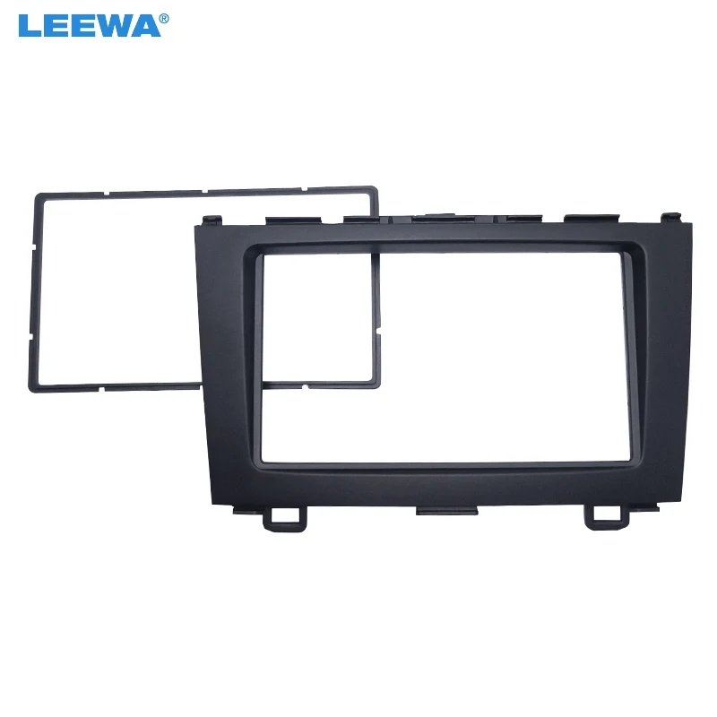 LEEWA двойной Din аудио фасции для HONDA CRV 2007-2012 радио CD GPS DVD стерео панель Dash крепление