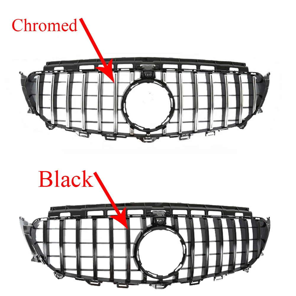 SBAIREA W213 GT Grill Car Front Bumper Upper Racing Fit For E Class 2016 E43 E45 E200 E300 E250 E320 E350 Autogrill | Автомобили и