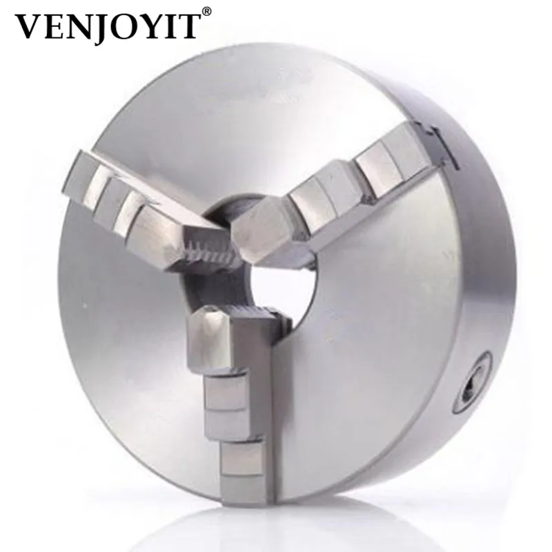 

3Jaw Lathe Chuck 100mm 4" Self-centering 3 Jaw Chuck K11 Hardened Steel for Lathe CNC Machine