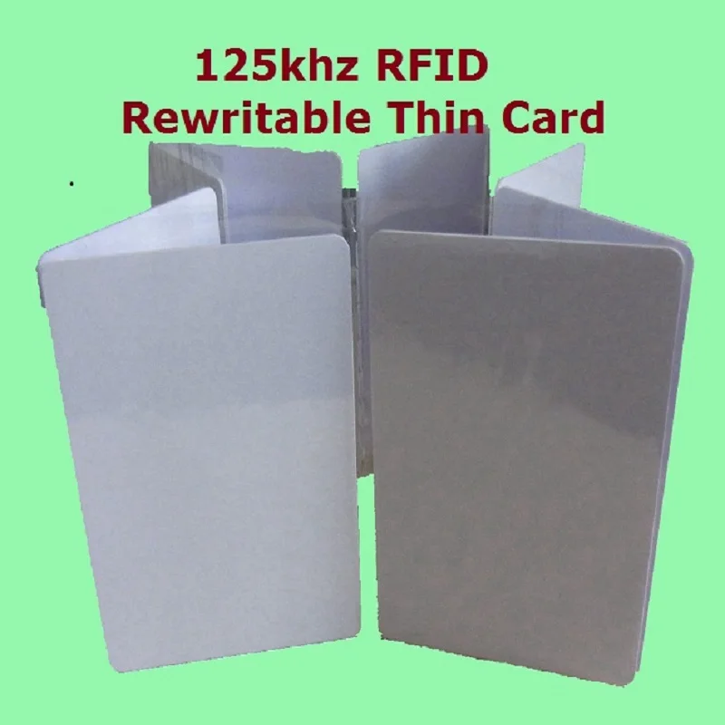 50 шт./лот Бесконтактный контроль доступа RFID 125 кГц перезаписываемые смарт карты