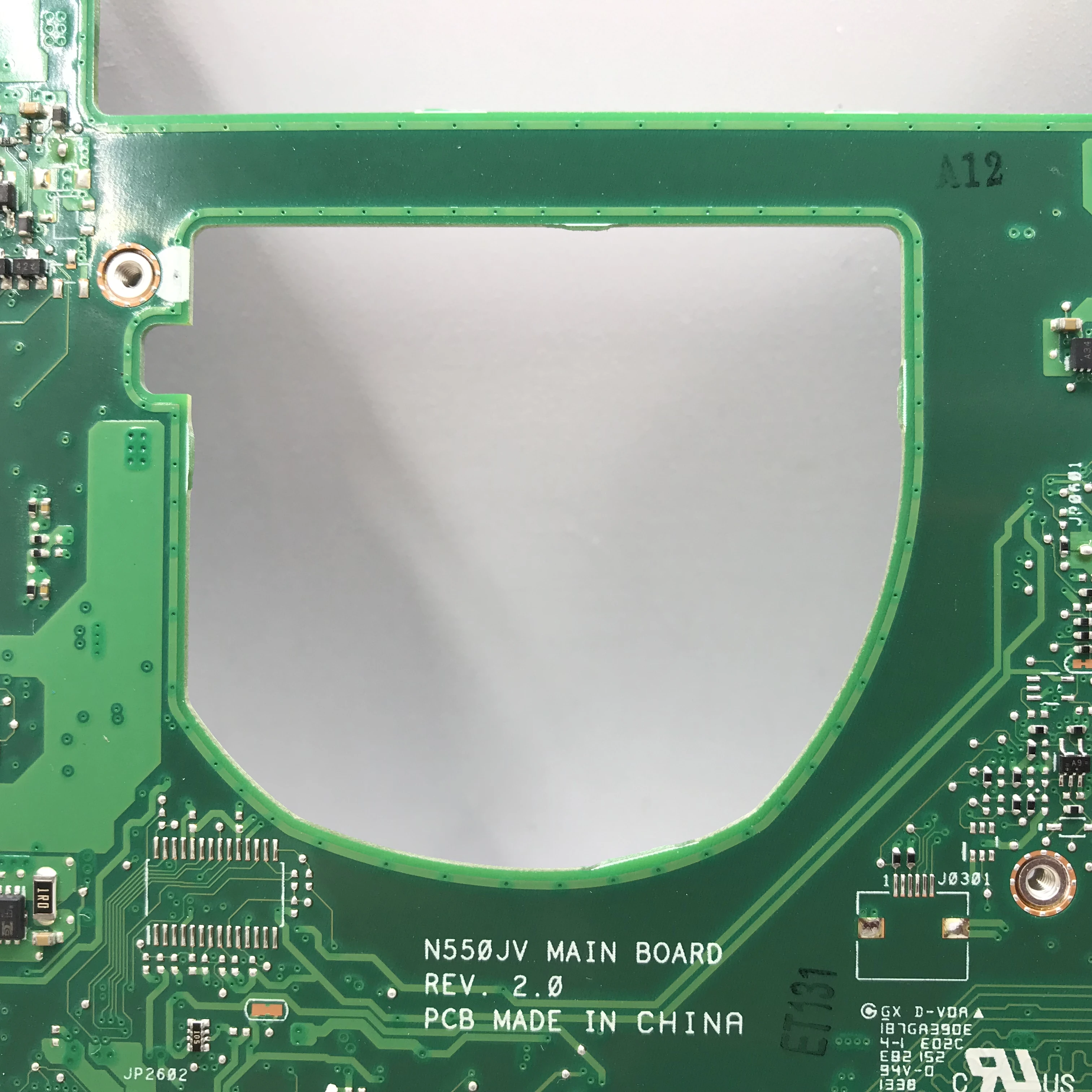 Günstig KEFU N550JK Für ASUS N550JK N550JV N550JX Laptop Motherboard I7-4700HQ CPU GTX850 M Mainboard
