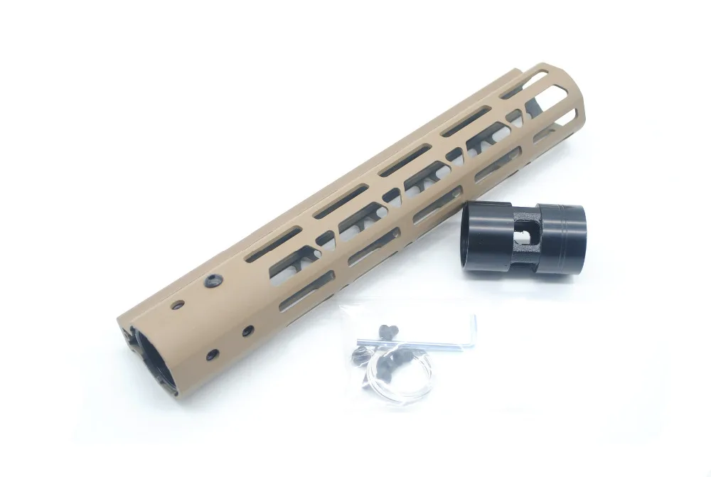 Тактическая AR15 Tan 10 &quotдюймовая свободная поплавок M Lok Handguard Picatinny Rail Mount Bracket