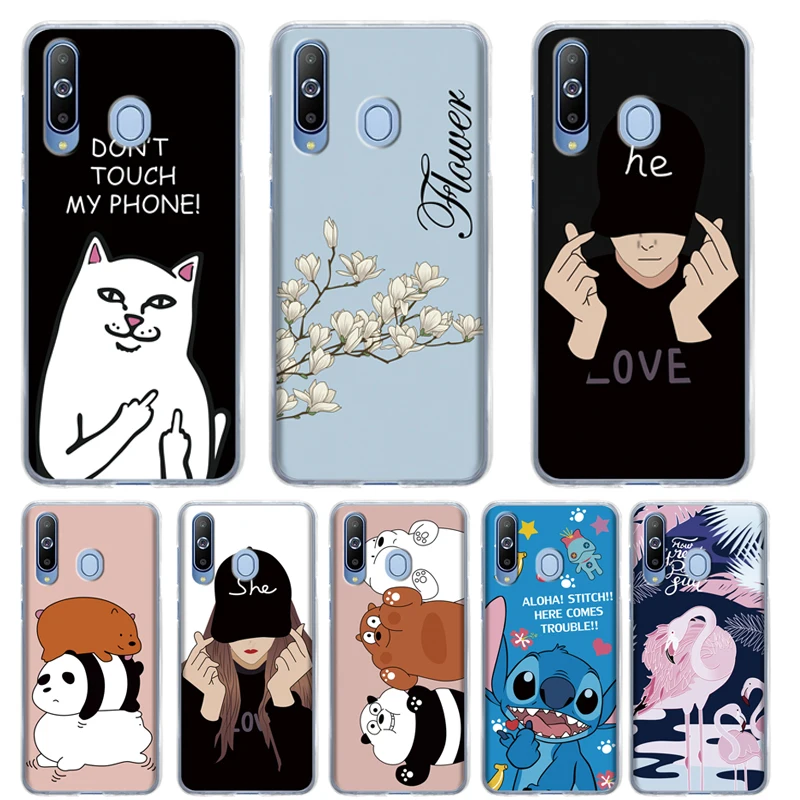 6.4'' For Samsung Galaxy A8S Case G8870 Silicone Soft TPU Cover SM-G8870 Cartoon Painted Back |