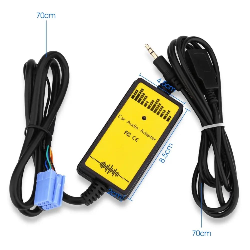 Автомобильный адаптер для аудио CD USB AUX кабель интерфейс MP3 SD 8P подключение