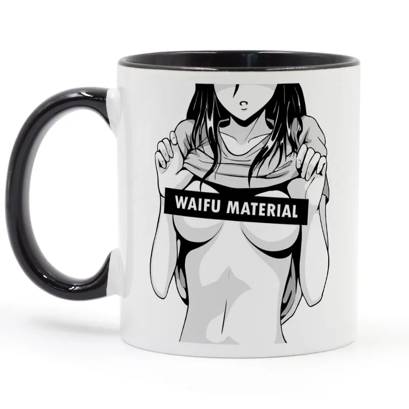 Waifu материал отаку аниме кофейная кружка керамическая чашка 11 унций | Дом и сад