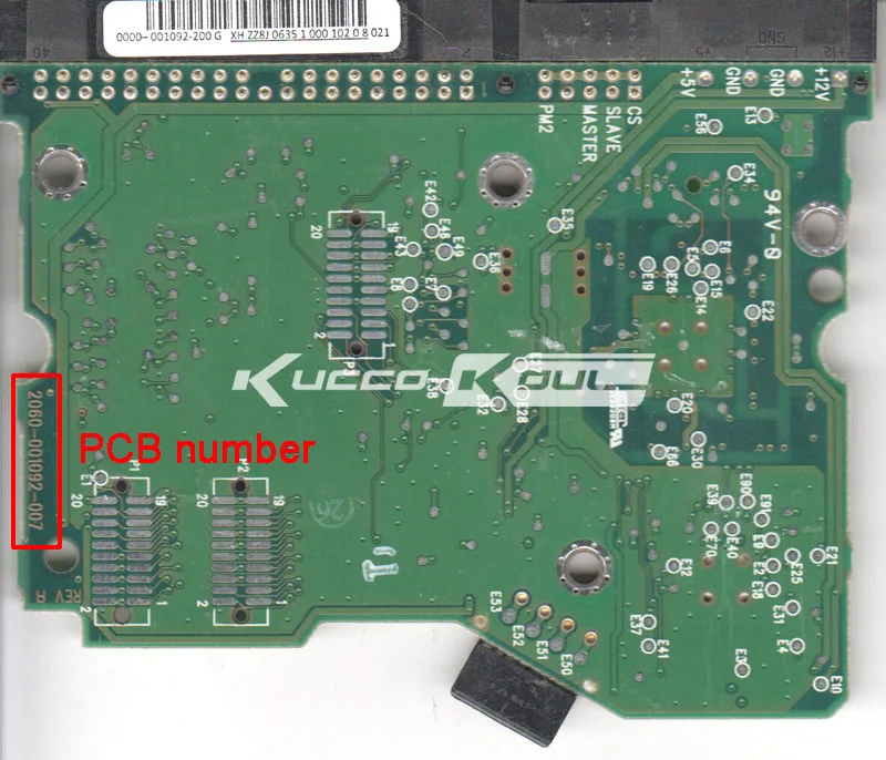 HDD PCB Материнская плата 2060 001092 007 REV A для WD 3 5 IDE/PATA восстановление данных на жестком