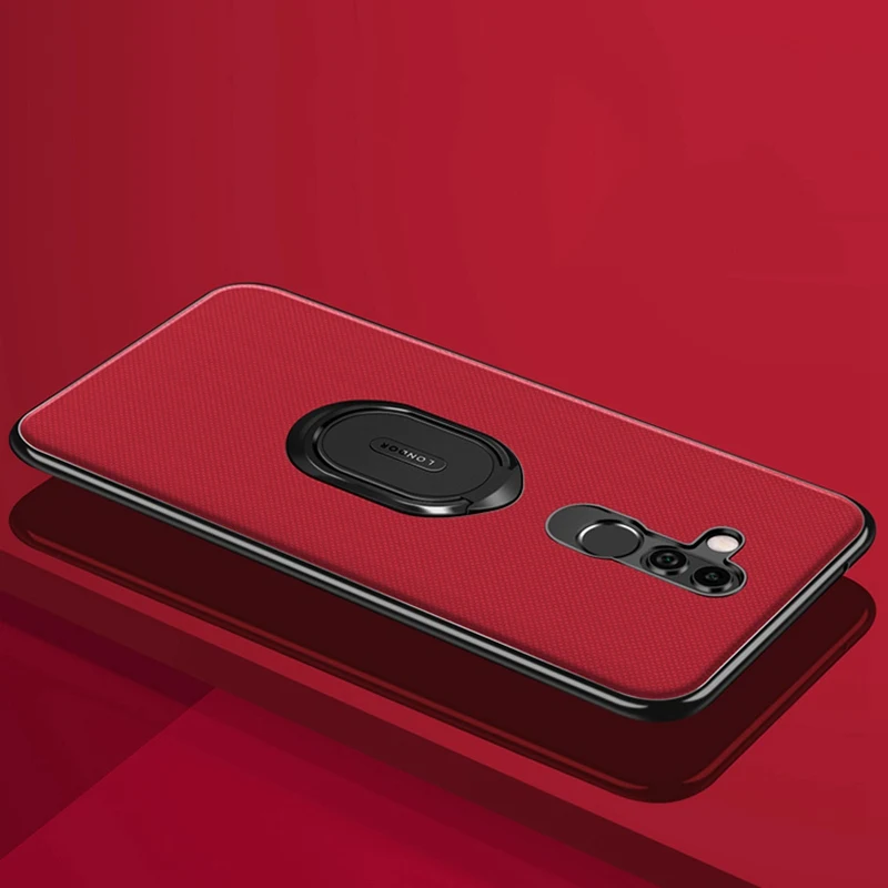 360 чехол с кольцом для пальца для huawei p20 litepro mate 20 Lite Магнитная подставка чехол для huawei Nova 3 3i 2s 3e mate 20X чехол