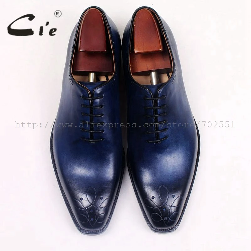 Cie/мужские туфли оксфорды из 100% натуральной кожи с квадратным носком и медальоном