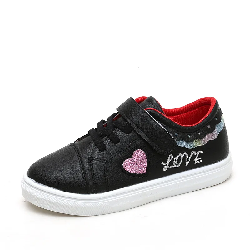 

Children's sports shoes 2019 spring and summer new small white shoes low to help girls casual shoes student shoes