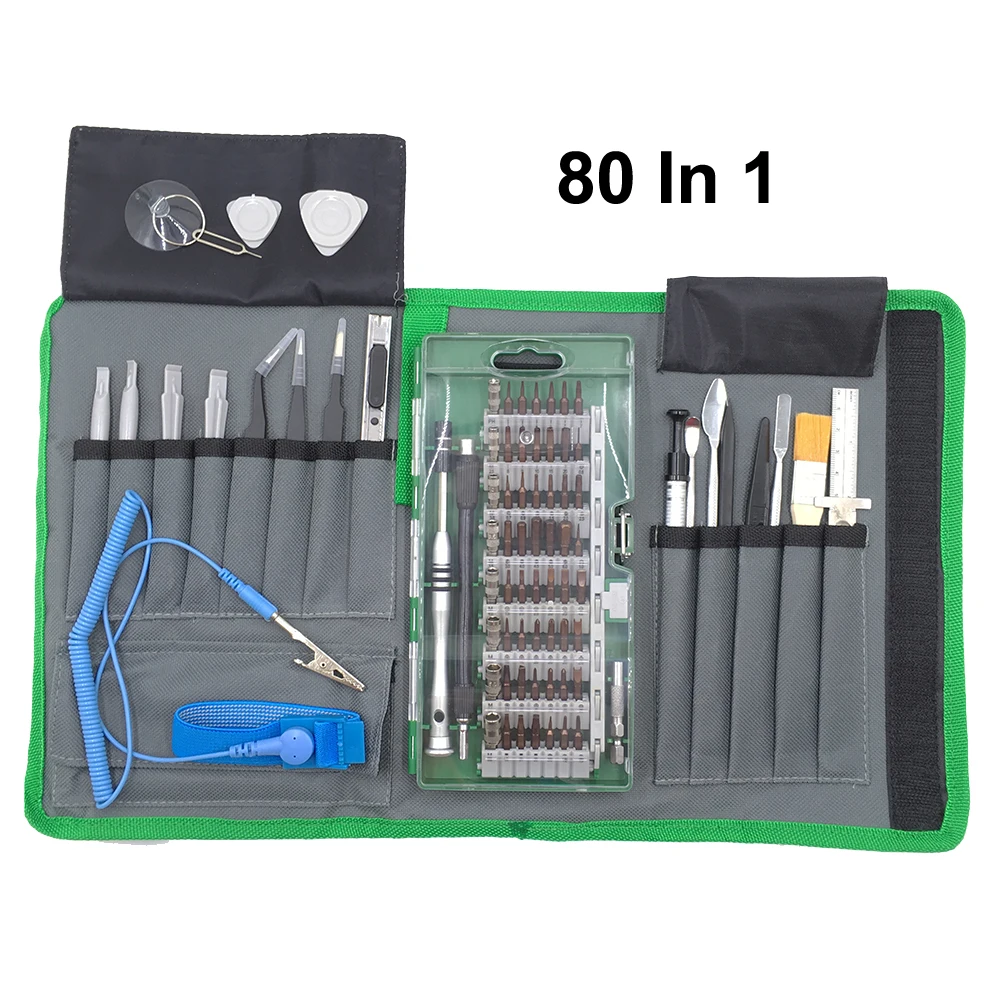80 шт. набор магнитных прецизионных отверток ручные инструменты Ремонтный