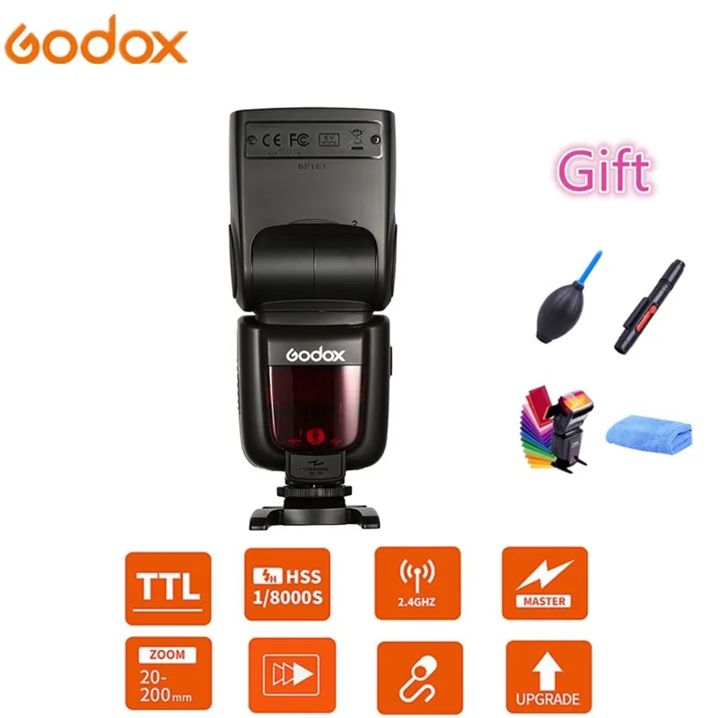 Godox TT685 TT685C TT685N TT685S TT685F TT685O Вспышка Speedlite TTL HSS для Canon Nikon Sony Fuji Olympus DSLR камеры |