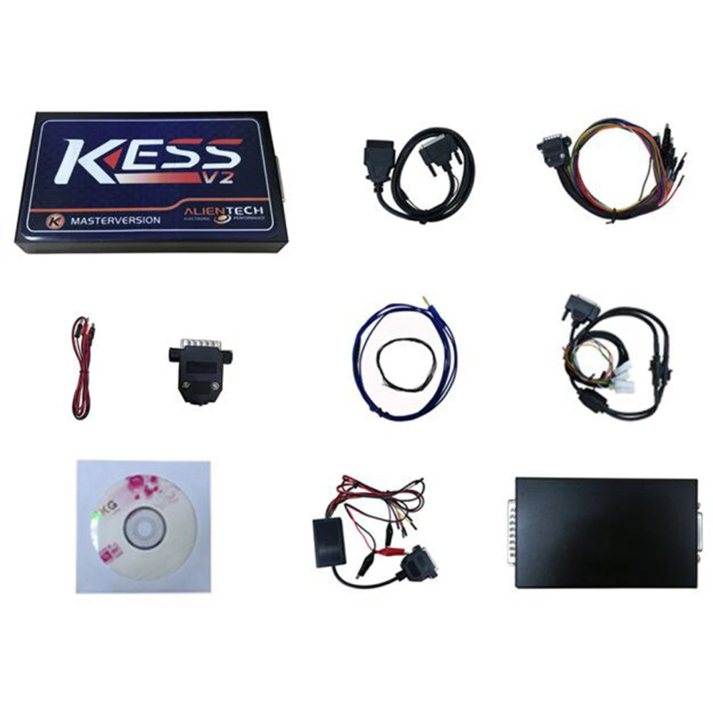 2017 новейший V4.036 KESS V2 V2.32 OBD2 набор для настройки без ограничения Токена ECU чип