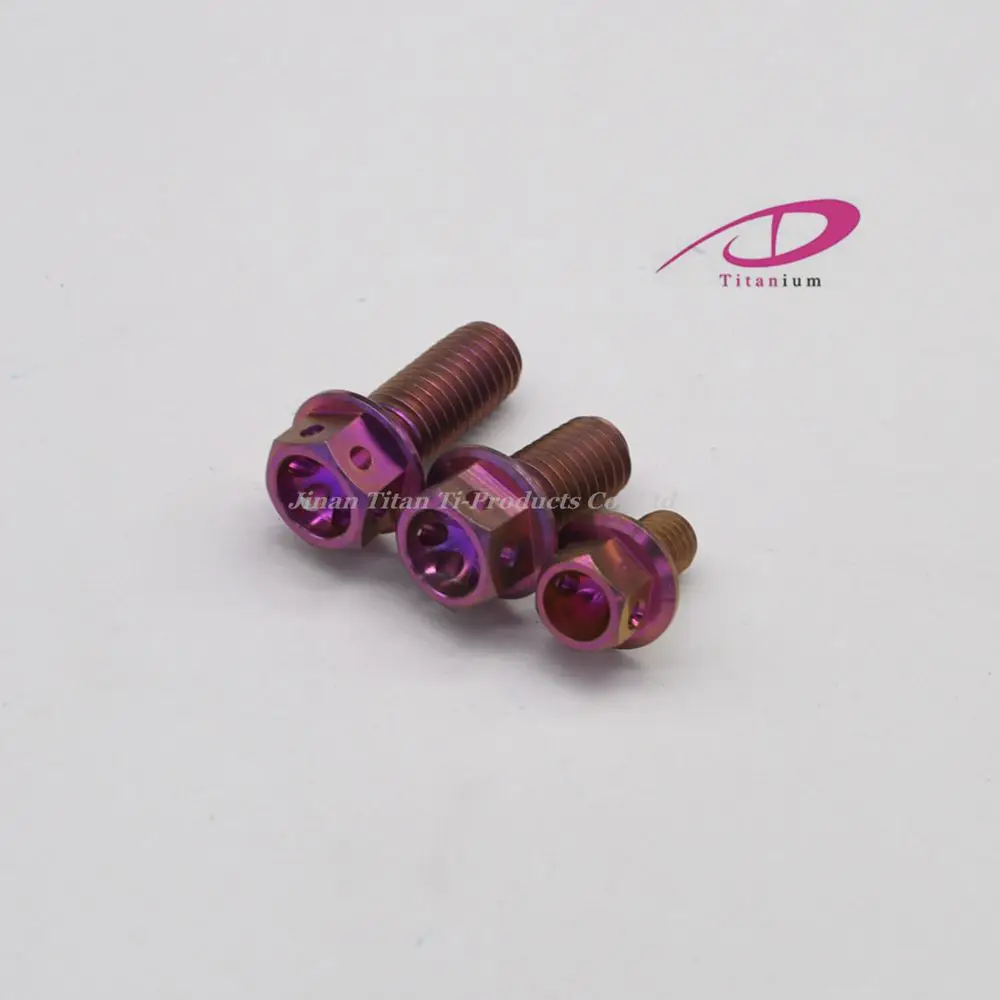 Розовый цвет оптовая продажа для мотоцикла|motorcycle bolts|titanium motorcycle boltsmotorcycle titanium bolts |