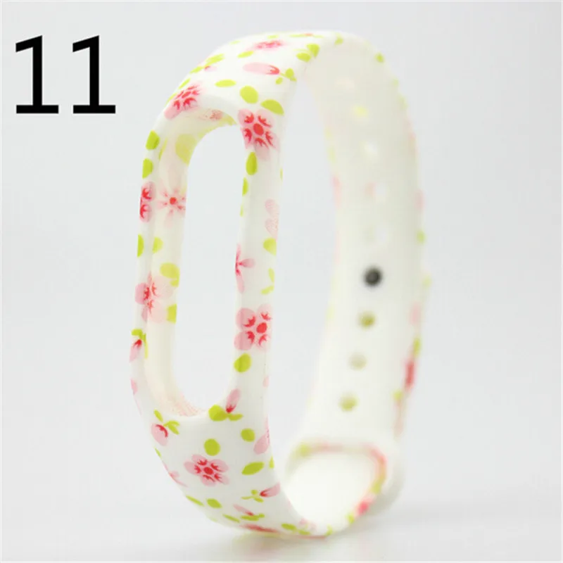 Новинка, 1 шт. сменный ремешок для mi Band 2, браслет для Xiao mi, ремешок для Xiao mi Band 2, сменный Браслет - Цвет: 11