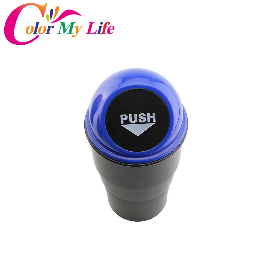 Color My Life Car Trash Can Garbage Dust Storage Barrel for Honda CRV HRV Fit BRV City Civic Corolla Rav4 YARiS Camry |