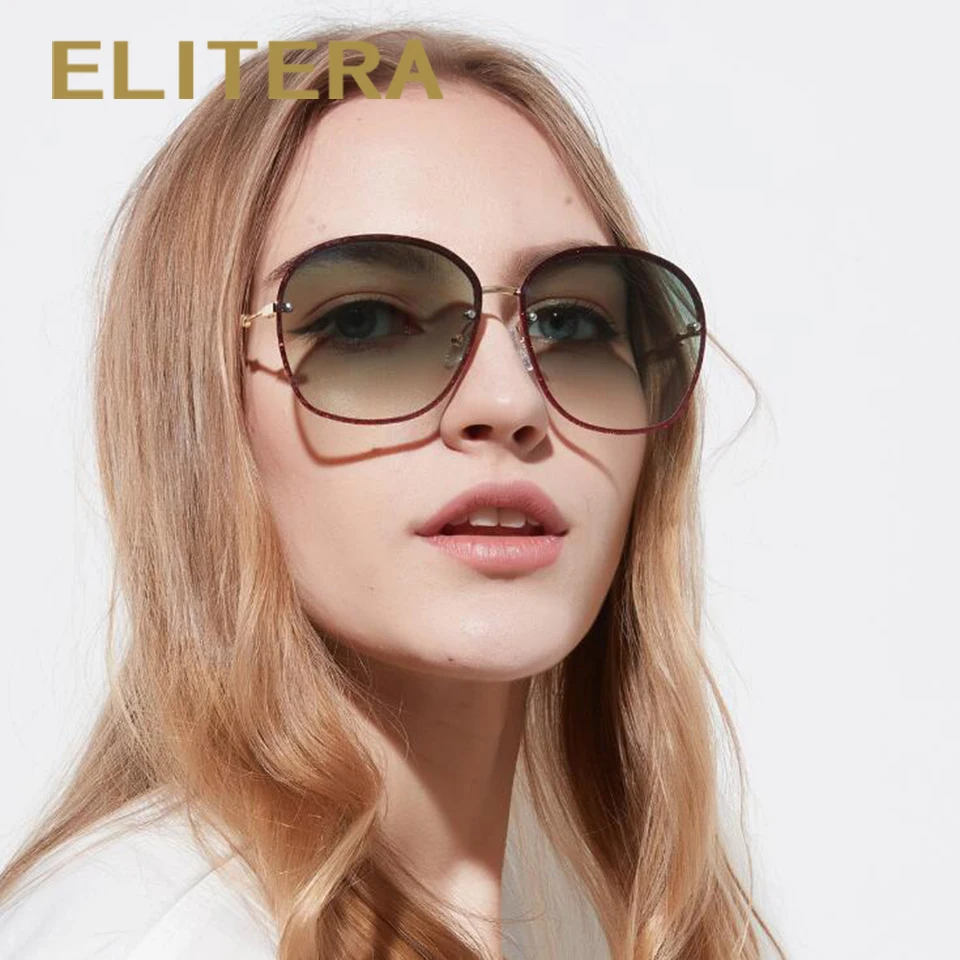 ELITERA брендовые Роскошные модные дизайнерские металлические очки для женщин и