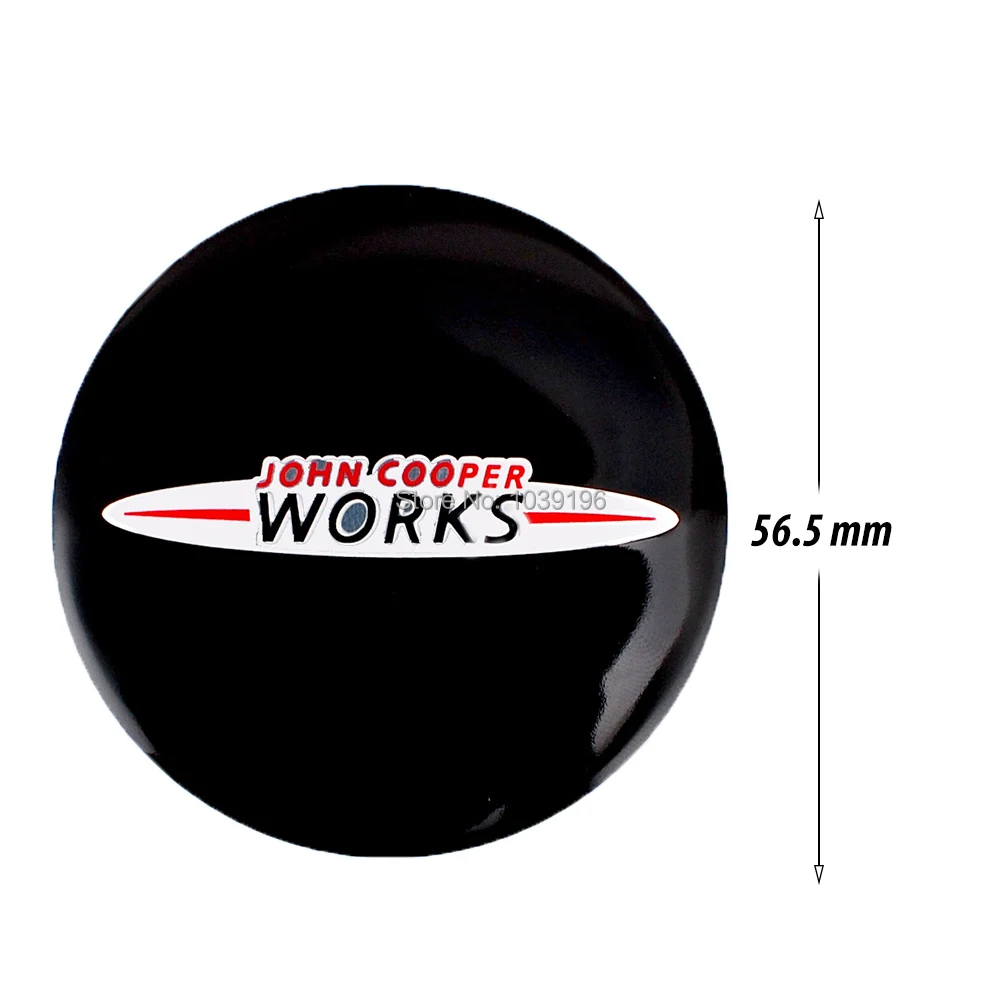 4 x Автомобильный Стайлинг JCW 3D металлический хром Алюминиевый сплав колпачок