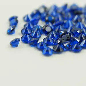 Blue Spinel Нано-сапфир красный рубин слоновая кость Аметист Аквамарин опал Синий Кристалл драгоценные камни, воск установка термостойкий камень для изготовления колец - Цвет: Blue Spinel