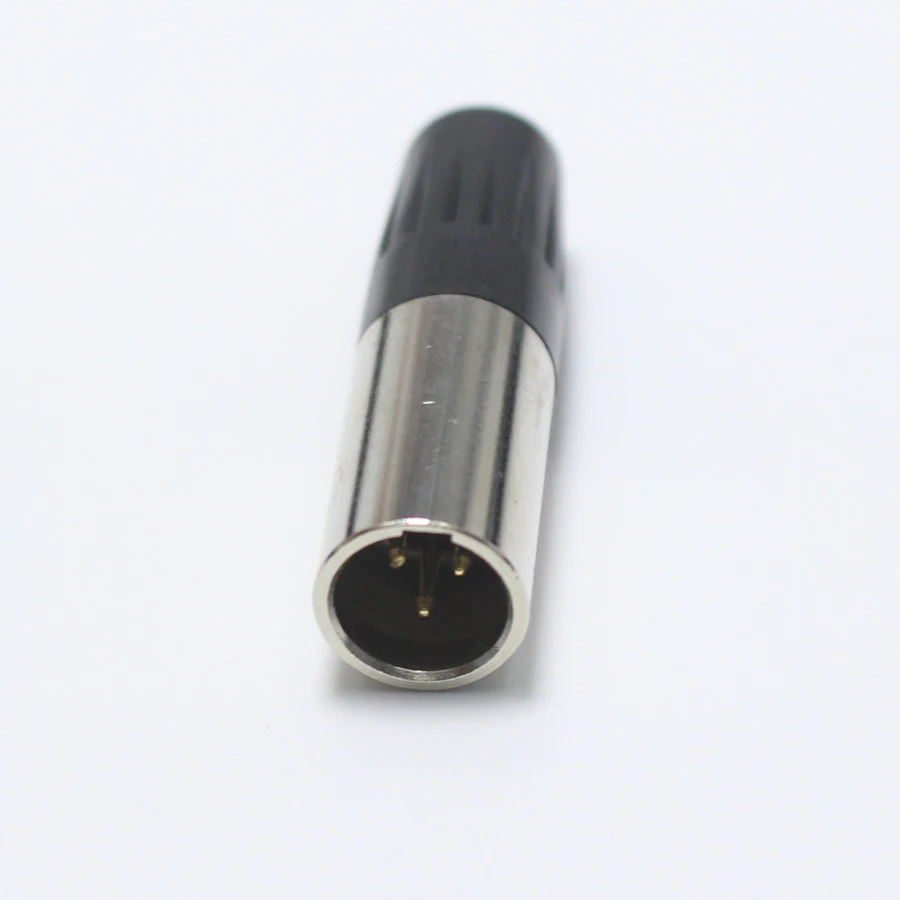 1 компл. Mini XLR 3 Pin штекер + гнездо P Аудио Микрофон монтаж шасси самоблокирующийся