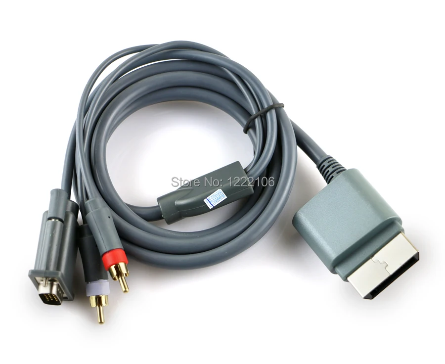 ChengChengDianWan HD High Definition Video Audio HDTV RCA AV VGA PC Monitor Cable Cord Connecter For xbox360 | Электроника