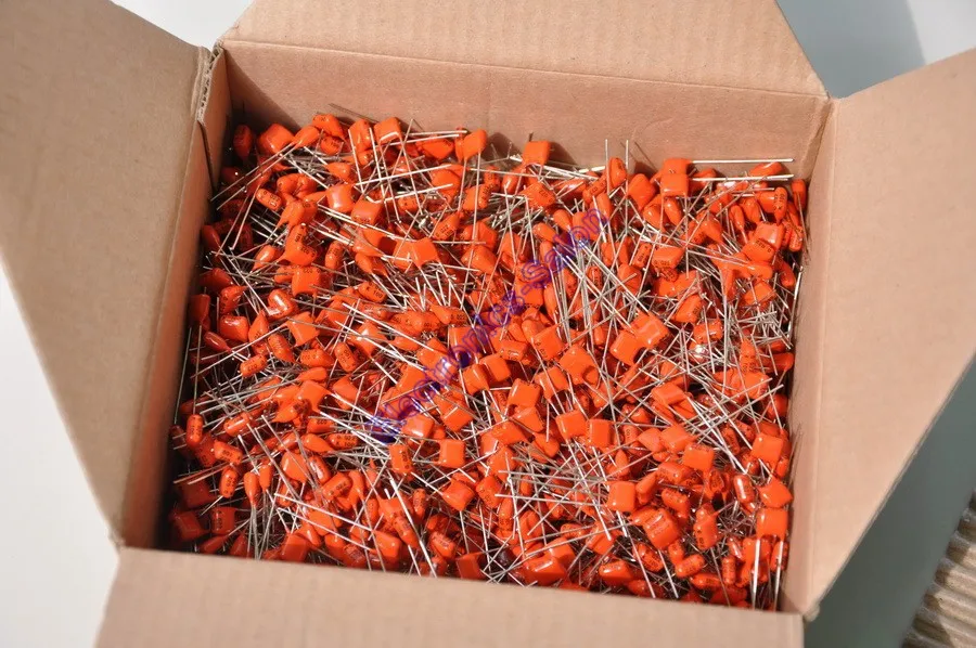

( 200 pcs/lot ) 22nF 100V MKT Metallized Polyester Film Capacitor, 0.022uF