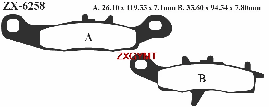 Набор тормозных колодок для KAWASAKI KX 85 KX85 2001 2018 Front Rear 18 01 17 16 15 14 13 12 11 10 09 08 07 06 05 04 03
