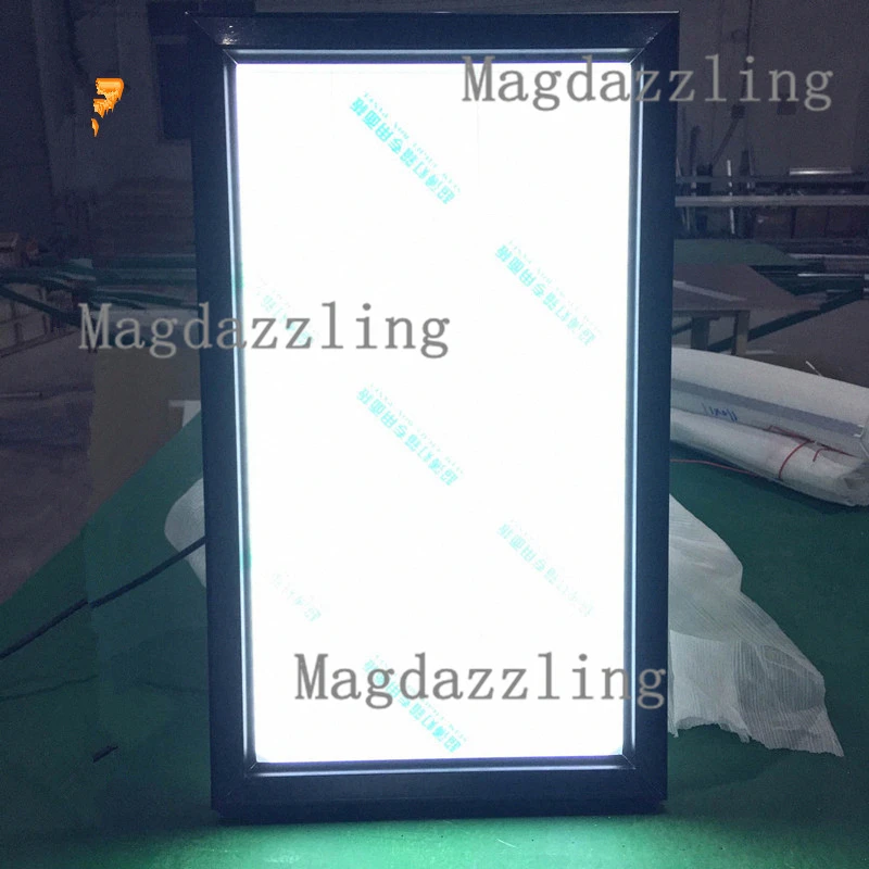 A1 размер черная светодиодная светящаяся рамка для фотографий задняя подсветка