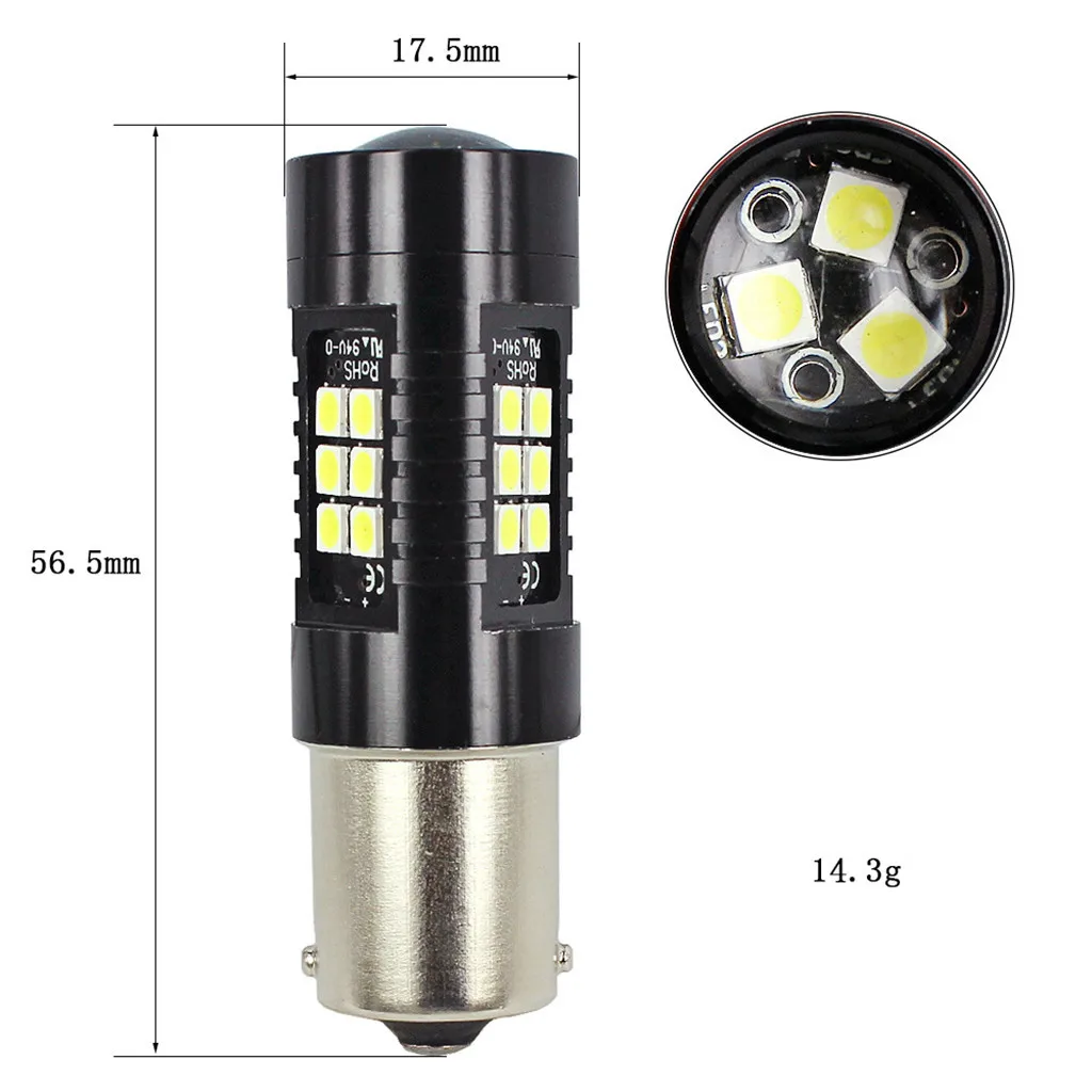 CARPRIE автомобильные огни 2 шт 21W 6500K белый S25 3030 21 SMD LED Автомобильная сигнальная