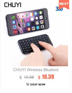 CHUYI Bluetooth 3,0 клавиатура эргономичная Беспроводная компьютерная портативная ультра-тонкая клавиатура для планшета Apple для iPad для Macbook