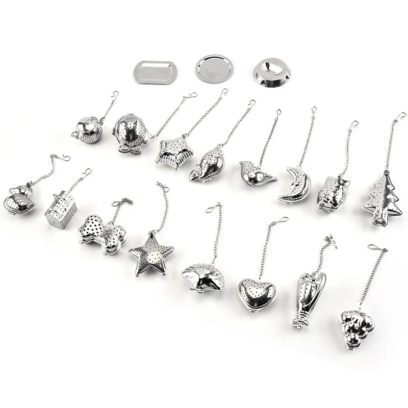 1 шт. Нержавеющая сталь Чай Infuser Сфера с черной фильтр Кофе травы Специи диффузор